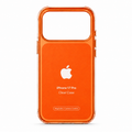 iPhone 17 Pro Clear Case – Orange | MagSafe Compatible