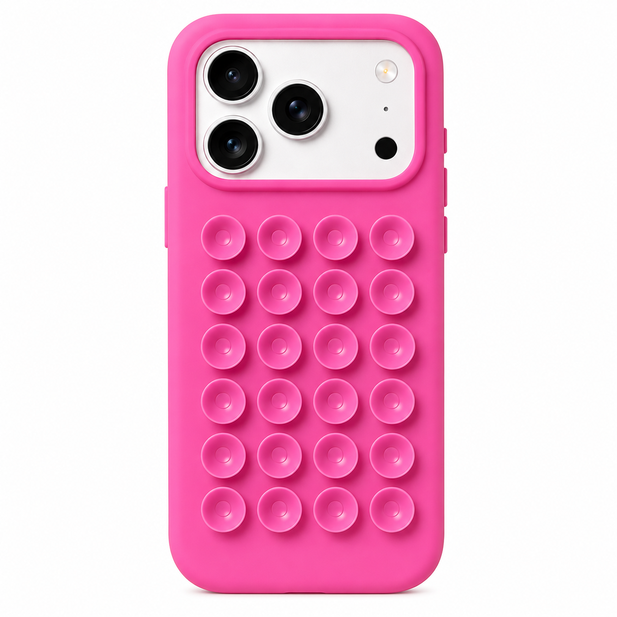 Silicone Suction Kickstand Case për iPhone 17 Pro Max