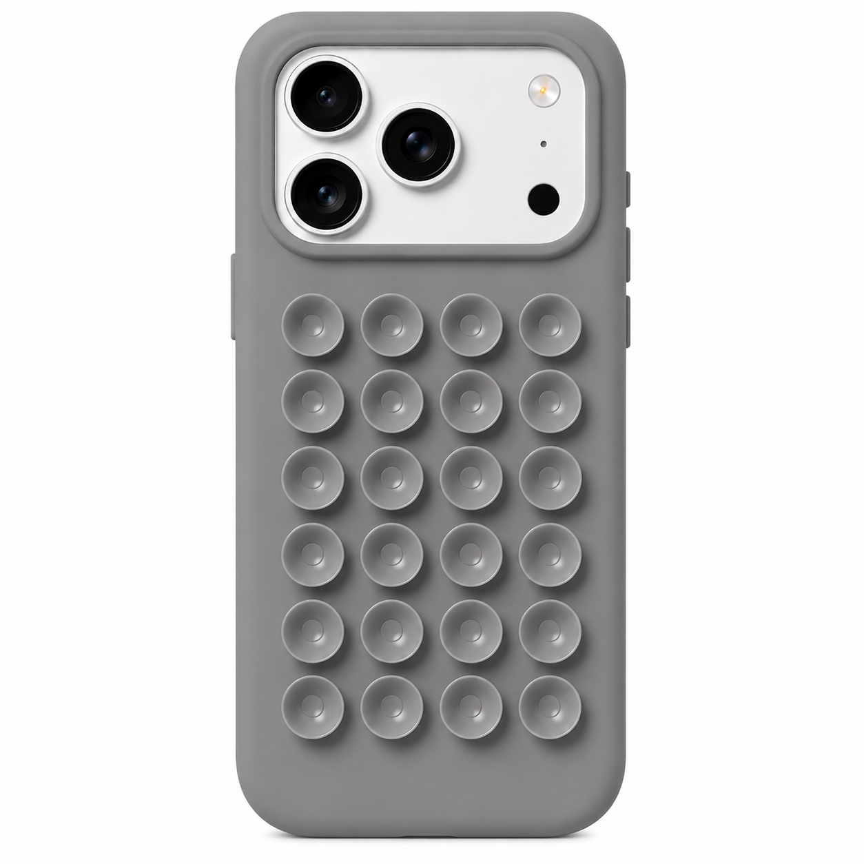 Silicone Suction Kickstand Case për iPhone 17 Pro Max