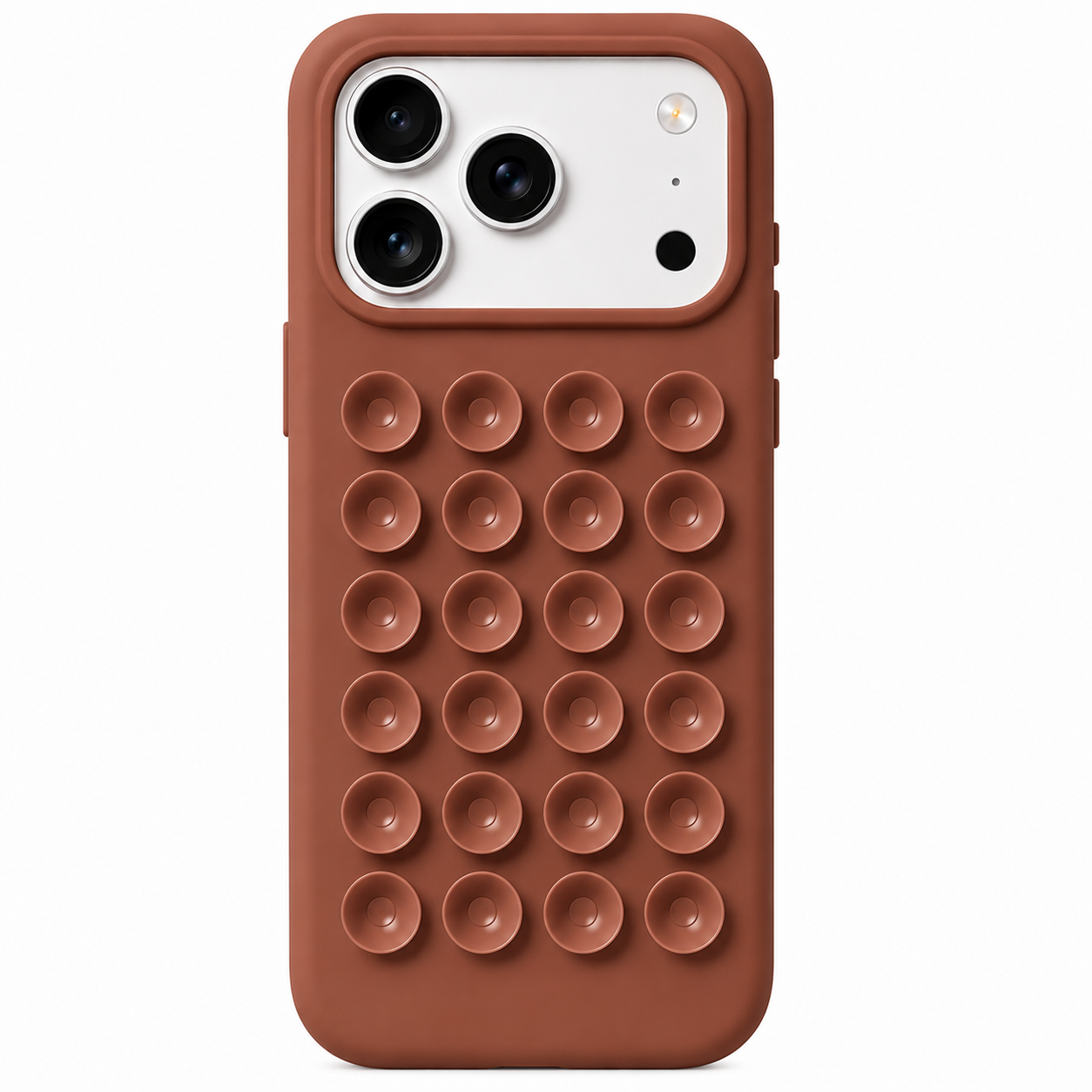 Silicone Suction Kickstand Case për iPhone 17 Pro Max