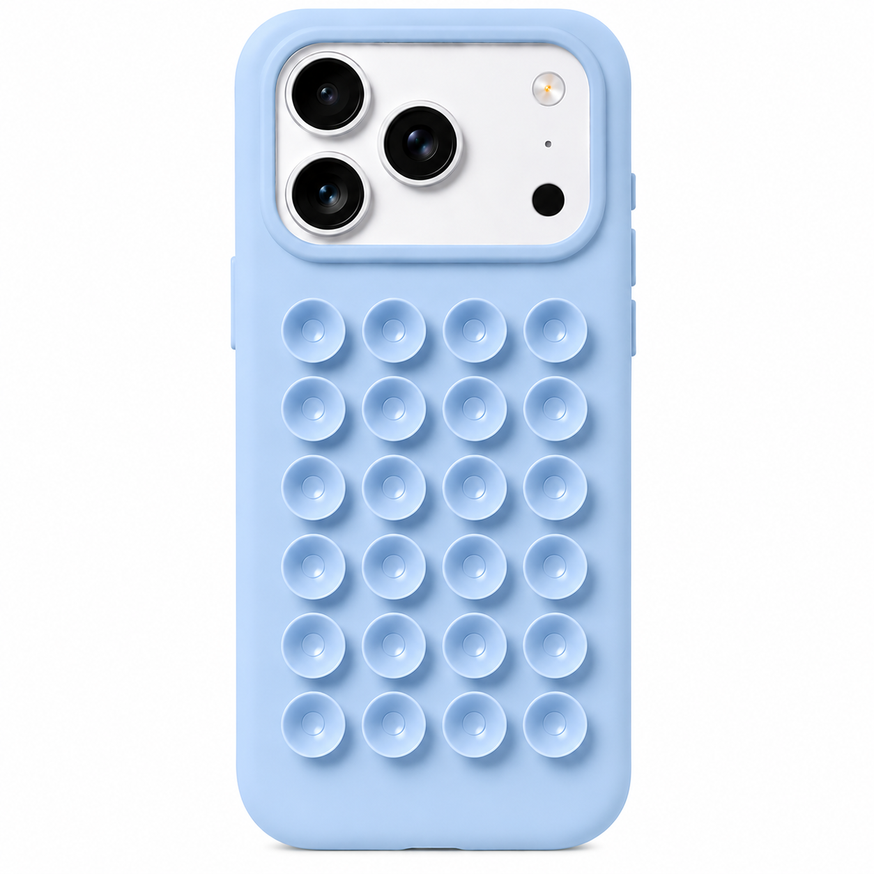 Silicone Suction Kickstand Case për iPhone 17 Pro Max