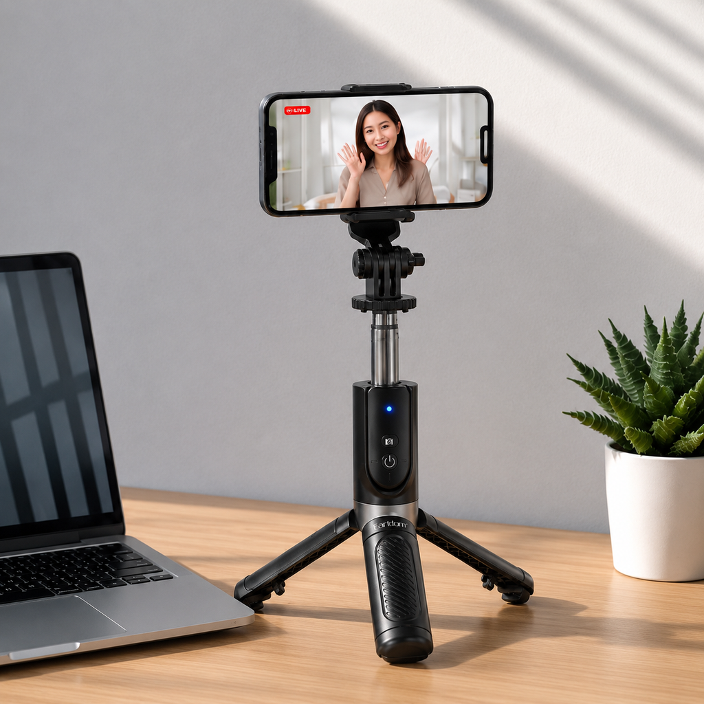 Mini Live Broadcast Selfie Stick Tripod