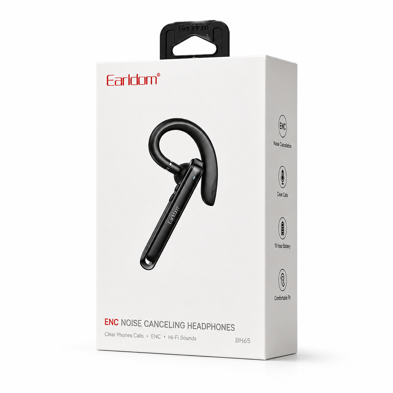 Earldom BH65 Bluetooth Headset – ENC Noise Cancellation