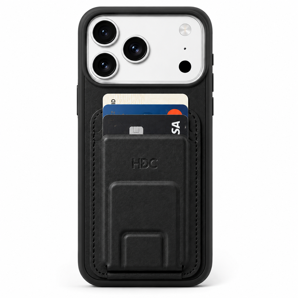 HDC Premium Wallet Case për iPhone 17 Pro Max