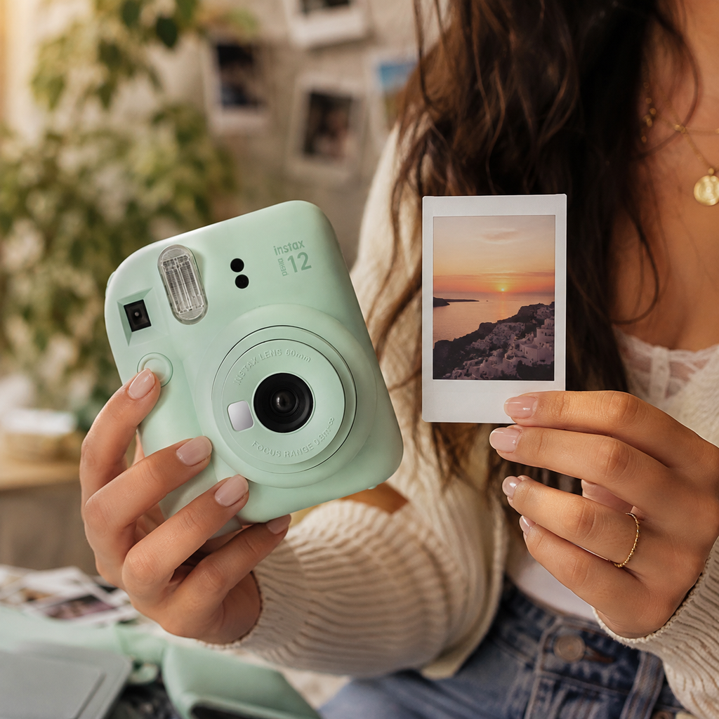 Fujifilm Instax Mini 12 – Mint Green Instant Camera