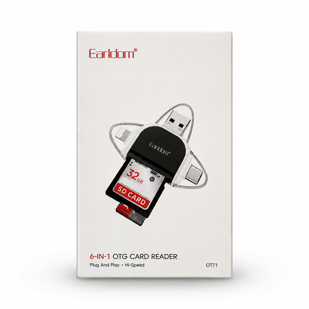 6-in-1 OTG Card Reader