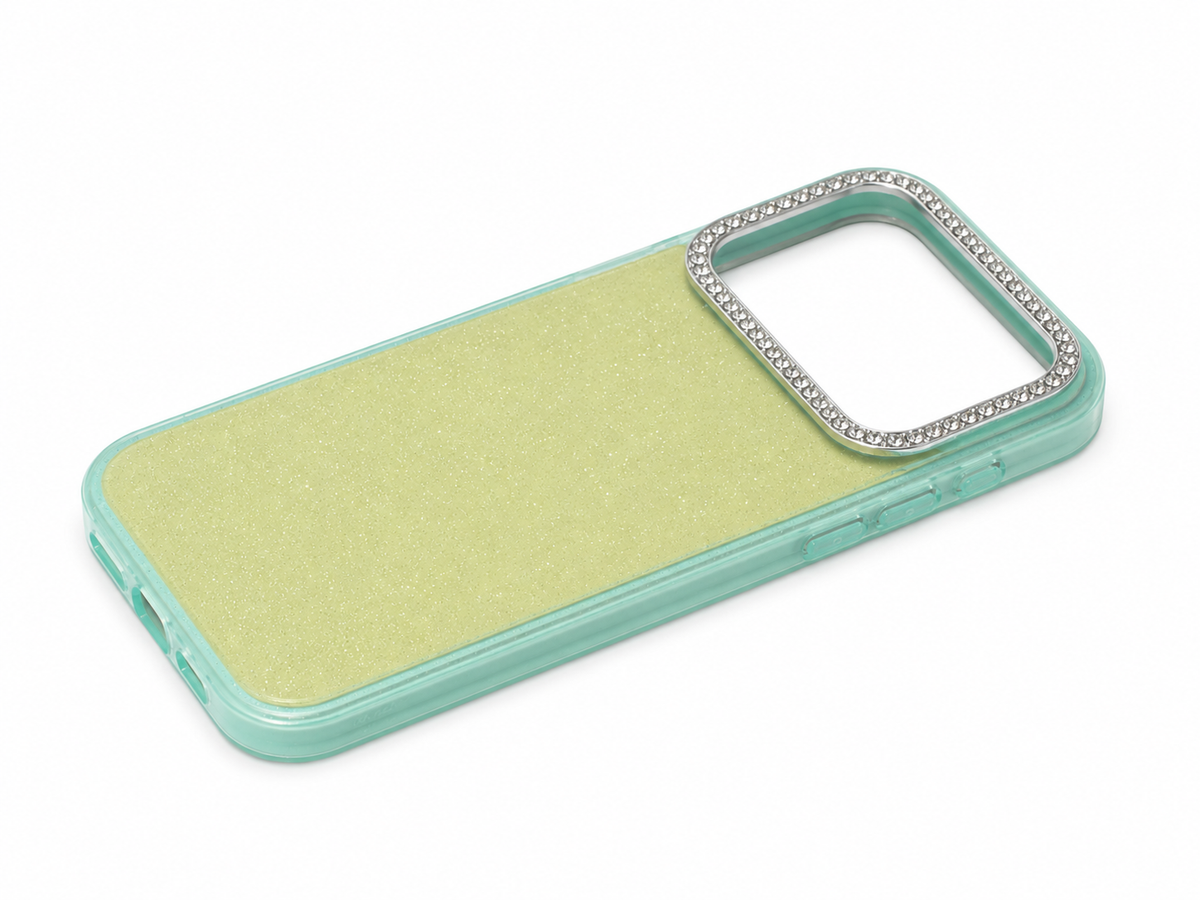 Case Glitter 17 me Crystal Camera Protection për iPhone 17 Pro Max