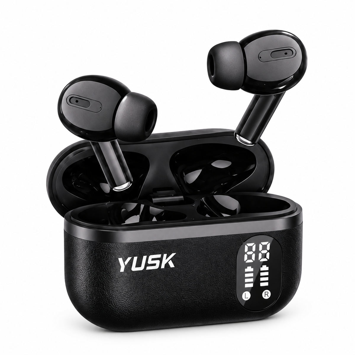 YUSK True Wireless Earphones – Kufje Bluetooth me Display Digjital